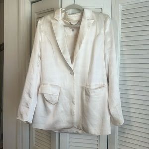 White - pearl blazer